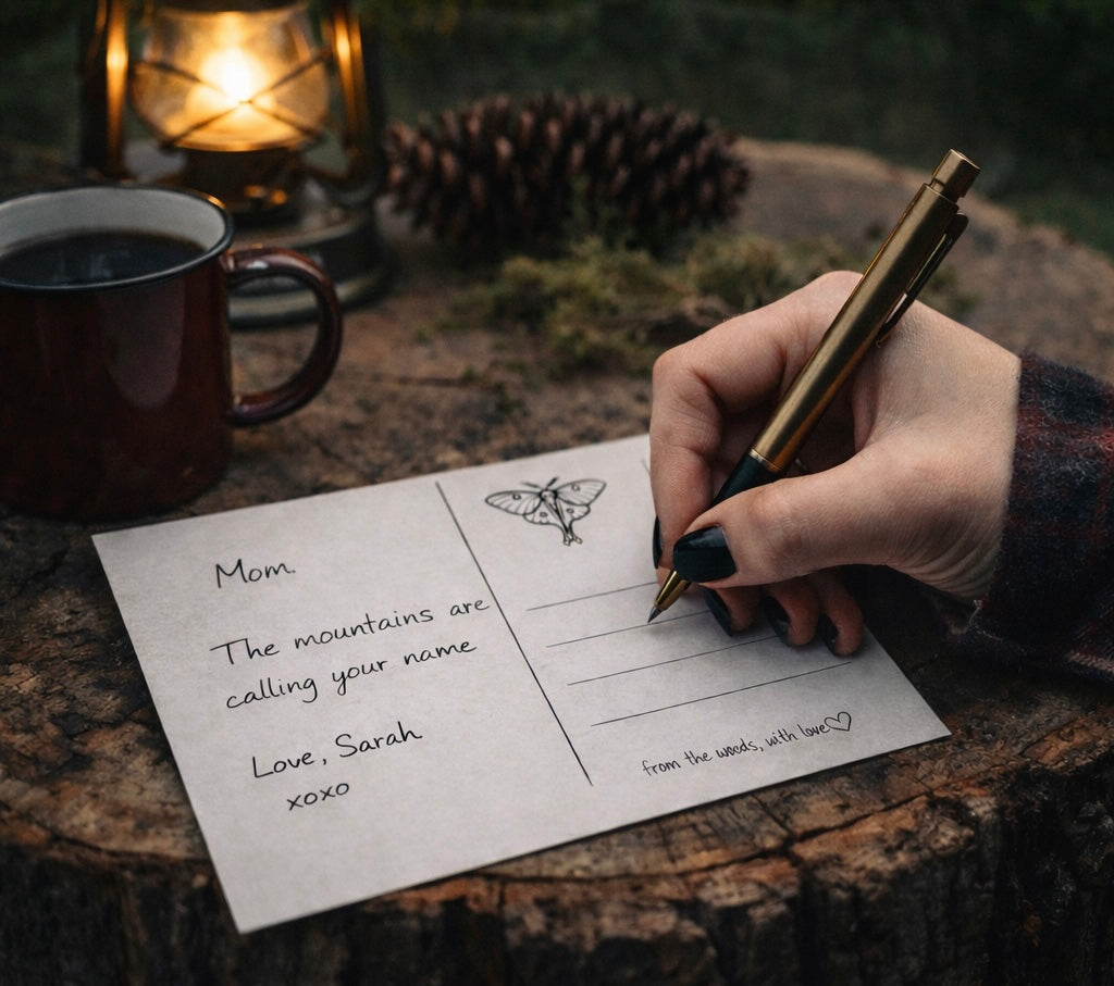 Camping Postcard